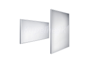 Nimco kúpeľňové LED podsvietené zrkadlo 1400x700 mm 430 W,hliníkový rám