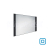 Nimco kúpeľňové LED podsvietené zrkadlo 1000x600 mm 27 W s dotykovým senzorom,Čierny rám