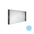 Nimco kúpeľňové LED podsvietené zrkadlo 1200x650 mm 33 W s dotykovým senzrom,Čierny rám