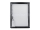 Nimco kúpeľňové LED podsvietené zrkadlo 800x600 mm 23 W Čierny rám