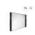 Nimco kúpeľňové LED podsvietené zrkadlo 800x600 mm 23 W s dotykovým senzorom,Čierna rám