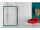 Hopa Forte BE.COLORS N1FS sprchové dvere 100x200 cm,Reflex sklo,rám Blue navy,Posuvné dver