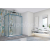Hopa Forte BE.COLORS N1FS sprchové dvere 170x200 cm,Fasciato bezpečnostné sklo,rám Blue vi