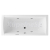 Santech SPRING obdĺžniková masážna vaňa 180x80 cm,body 300+ZADARMO automatický dohrev vody