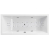 Santech COMFORT KUBE obdĺžniková masážna vaňa 180x80 cm