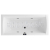 Santech COMFORT SPRING obdĺžniková masážna vaňa 180x80 cm