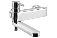 Sapho RHAPSODY nástenná vaňová batéria, otočné ramienko, chróm