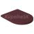 Isvea INFINITY WC sedátko SLIM, Easy Take, Soft Close, matná maroon Red