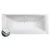Polysan KALDERA SLIM obdĺžniková vaňa 180x80x40cm, biela