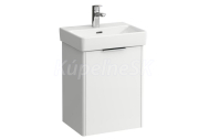 Laufen BASE skrinka pod umývadlo 41,5x53,1x32,3 cm,1 dvierka ľavé,Biela Lesklá