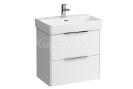 Laufen BASE skrinka pod umývadlo 55x53,1x35,8 cm,2 zásuvky,Biela Matná