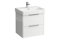 Laufen BASE skrinka pod umývadlo 57x53,1x43,8 cm,2 zásuvky,Biela Lesklá