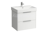 Laufen BASE skrinka pod umývadlo 61,5x53,1x43,8 cm,2 zásuvky,Biela Lesklá