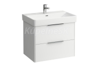 Laufen BASE skrinka pod umývadlo 66,5x53,1x43,8 cm,2 zásuvky,Biela Lesklá