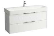 Laufen BASE skrinka pod umývadlo 118x52,7x39,1 cm,2 zásuvky,Biela Matná