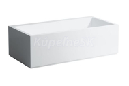 Laufen K BY LAUFEN voľne stojaca vaňa 170x86cm,osvetl.pre prepad,click-clack odpad,Biela