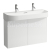 Laufen SONAR skrinka pod umývadlo 98x24x60 cm,2 dvierka,Biela Matná