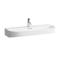 Laufen SONAR umývadlo 100x42 cm,1 otvor pre batériu,bez prepadu,brúsená spodná časť,Biela