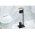 Olsen Spa WC kefa + držiak toaletného papiera bambus/čierna