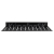 Olsen Spa Kovová polička na nalepenie 3M 49,5x12x4,6 cm Čierna