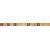 OPOCZNO OD022-019, CALIPSO orange border mosaic 2,8 x 45, listela