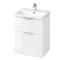 Cersanit CITY B589 skrinka 60x77,5x45 cm s umývadlom CITY 60,2 zásuvky,Biela