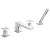 Hansa 50462071 HANSACLIFF 4 otvorová batéria na okraj vane, Chróm