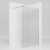 Jellow Fuji WALK-IN sprchová stena 110x200cm, sklo Číre, profil Chróm lesk + vzpera