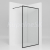 Aquaform Fuji WALK-IN sprchová stena 90x200cm,sklo Číre,profil Čierny mat. Rámový + vzpera