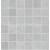 Rako EXTRA retrifikovaná reliéfna matná mozaika 30x30 cm SvetloŠedá
