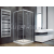 Besco MODERN 185 rohový sprch.kút 90x90 cm,sklo Frost,rám Chróm+vanička liaty mramor