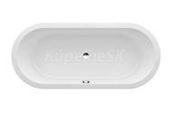 Laufen PRO oválna vstavaná vaňa 180x80 cm 200L, vr. sady podpier a nôh,Biela