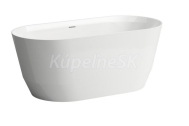 Laufen PRO samostatne stojaca vaňa 150x70 200L,click-clack odp.a prepad.krytky,Biela