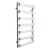 Aquaform MISAKI DUO kúpeľnový rebríkový radiátor 142x54 cm 613 W oblý Biela
