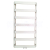 Aquaform MISAKI DUO kúpeľnový rebríkový radiátor 142x54 cm 613 W oblý Biela