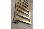 Jellow RYOKO kúpeľňový rebríkový radiátor 142x54 cm 589 W rovný Zlatá