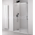 Polysan THRON LINE ROUND posuvné sprchové dvere do niky 160 cm,sklo Číre,profil Chróm