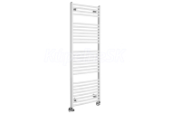 Aqualine ORBIT vykurovacie teleso s bočným pripojením 450x1320 mm, 594 W, biela