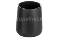 Aqualine NERO pohár na postavenie, čierna 8137