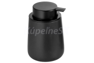 Aqualine NERO dávkovač mydla na postavenie 350 ml, čierna 8136