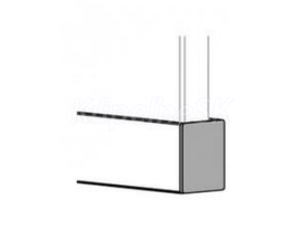 Glass Profile GPS/6 koncovka nerez satin