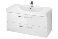 Cersanit LARA 100 skrinka umývadlová v demonte 99,4x44,7x46 cm Biela lesk bez umývadla S92