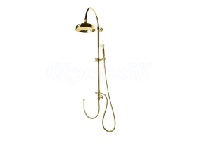 Reitano Rubinetteria VANITY Sprchový stĺp s pripojením vody na batériu, retro, zlato