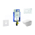 Geberit Set kombifix 110.302.00.5+záv.WC Duravit D-Code so sedát.SC+tlač.Sigma01 alp.biela