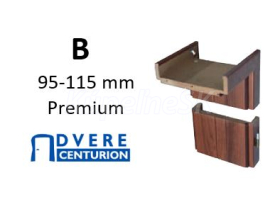 CENTURION obložková nastaviteľná zárubňa S8, 8cm, pre hrúbku steny B 95-115 mm