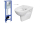 Cersanit S701-043 HI-TEC Set duofix+WC závesné PARVA+sedátko SoftClose, EasyOff, duropl