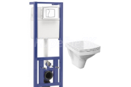 Cersanit K97-297 LINK Set duofix+WC závesné EASY+sedátko SoftClose duroplast