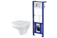Cersanit K97-298 LINK Set duofix+WC závesné COLOUR+sedátko duroplast