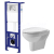 Cersanit K97-291 LINK Set duofix+WC závesné OLYMPIA+sedátko SoftClose duroplast