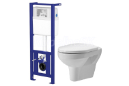 Cersanit K97-291 LINK Set duofix+WC závesné OLYMPIA+sedátko SoftClose duroplast